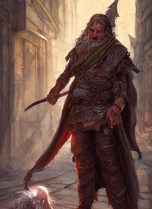 prompthunt poor beggar on the streets, ultra detailed fantasy