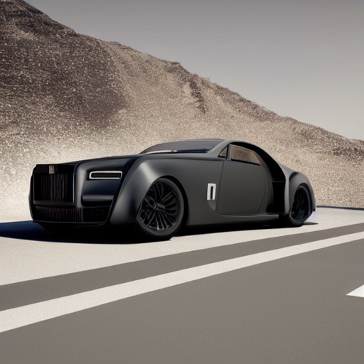 prompthunt khyzyl saleem car RollsRoyce 103EX medium size 7, u