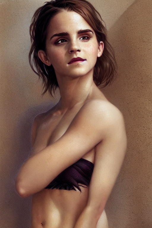 prompthunt: sexy painting of emma watson in small bikini, ultra realistic,  sharp details, sensual, subsurface scattering, intricate details, warm  lighting, beautiful features, highly detailed, photorealistic, octane  render, 8 k, unreal engine, art