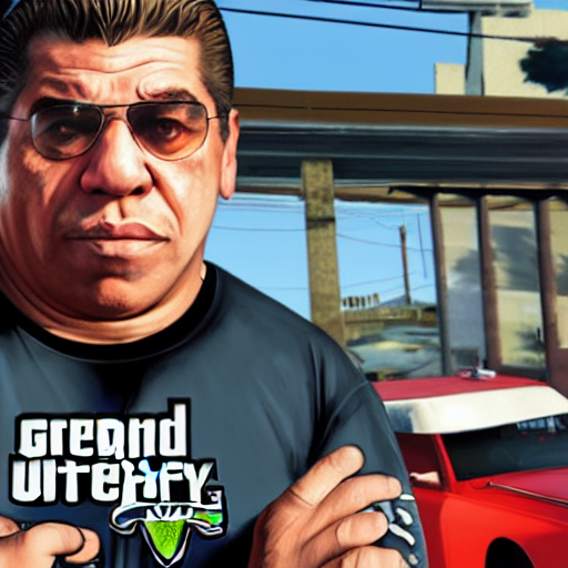 prompthunt Joey Diaz as a Grand Theft Auto 5 character