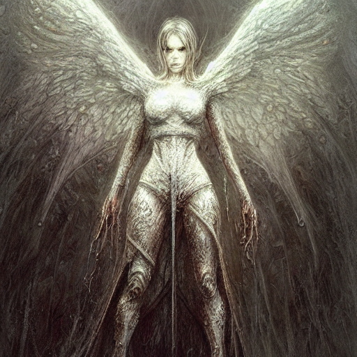 prompthunt: intricate, concept art, deviantart, angel character by seb ...
