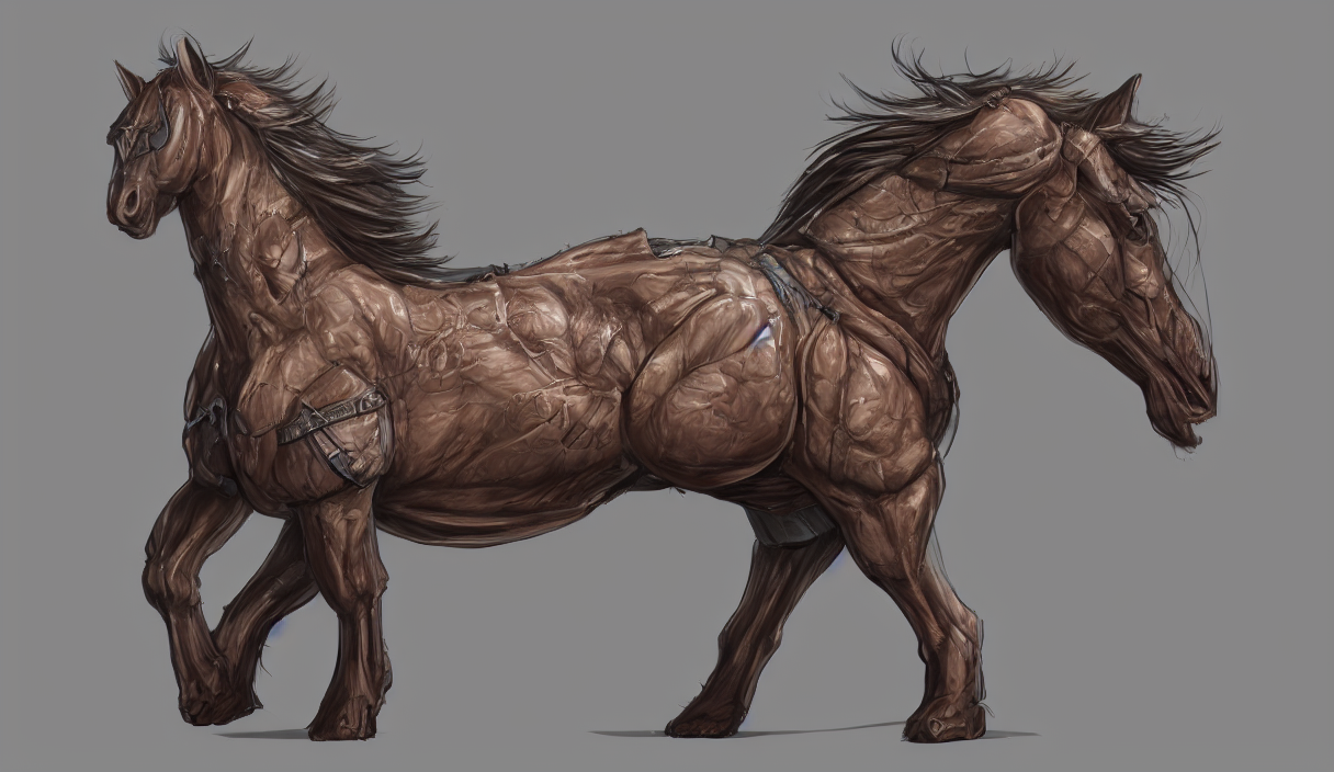 Horse concept art