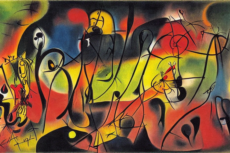 prompthunt: LSD painting by Roberto Matta, Joan Miró, Yoshitomo Nara and  Aya Takano, dreamy, ethereal, fauvism, chiaroscuro