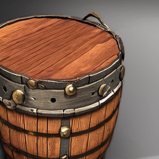 a mimic barrel from dnd