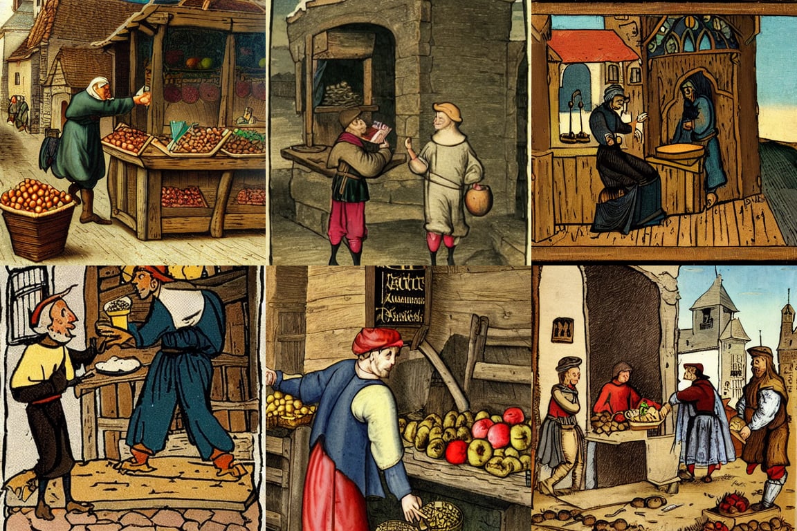 Medieval Thief Stealing