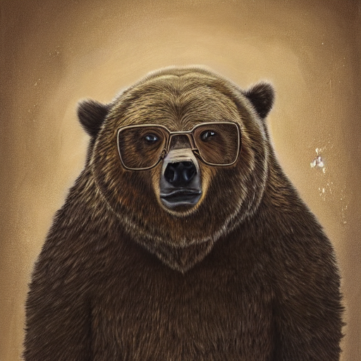 Rodeo At sige sandheden kupon prompthunt: a candid portrait of a grizzly bear with glasses, wearing a  suit, highly detailed, portrait painting, fairytale, fantasy, illustration  by scott gustafson and art station