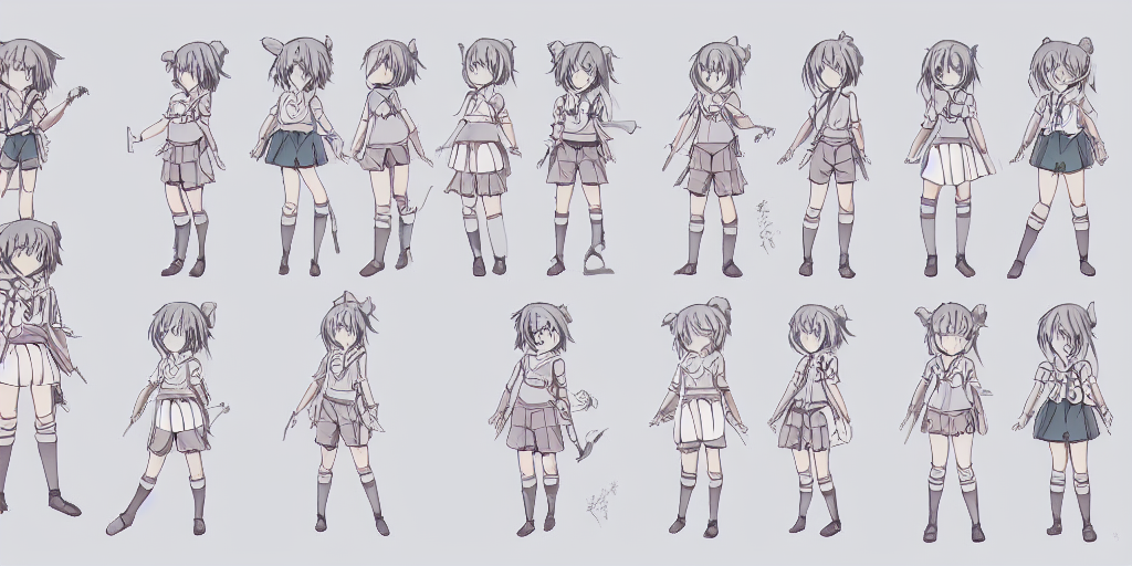 anime character design sheet