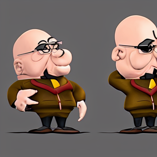 prompthunt: mr. Magoo is the heavy from team fortress 2