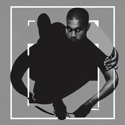 prompthunt: Romanticism rap album cover for Kanye West DONDA 2 designed by  Virgil Abloh, HD, artstation
