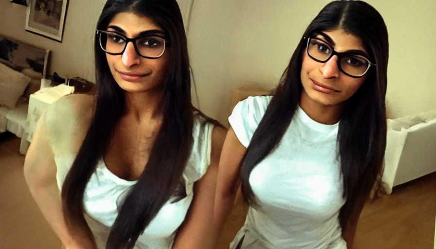 prompthunt: mia khalifa in a neoclassical bedroom, mini dv camera found  footage, very very low quality picture, heavy grain, caught on security  camera, heavy jpeg artifact blurry, caught on trail cam, 1