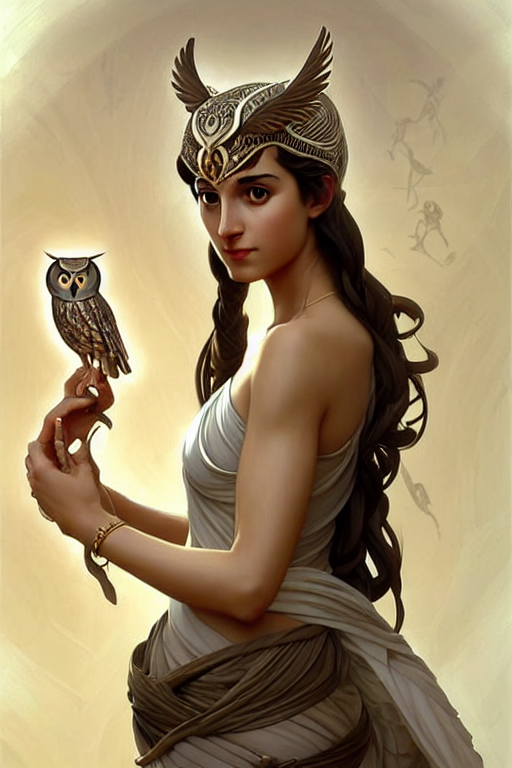 Athena Greek Goddess Owl