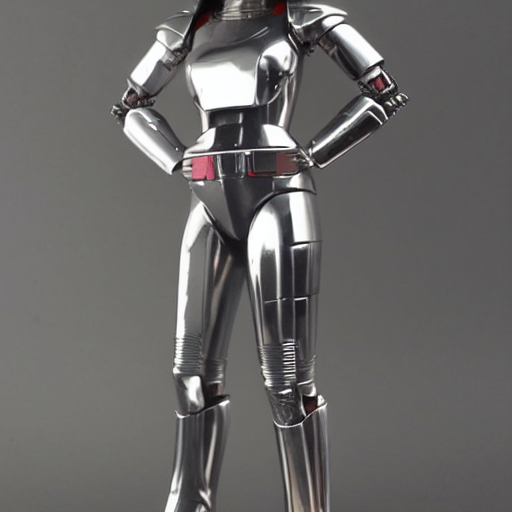 prompthunt: Hot slim fit attractive steel cylon woman from battlestar  galactica chrome cylon invasion centurion robot