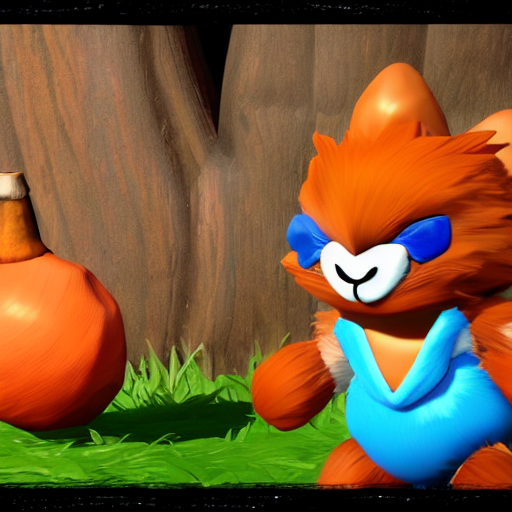 prompthunt Conker from Conkers Bad Fur Day. Unreal engine. 8K HD.