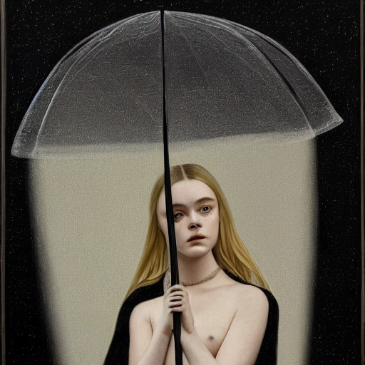 Thiết kế độc đáo và mới lạ của bức tranh Elle Fanning trên nền tảng vẽ của Grant Wood sẽ làm bạn bất ngờ. Với sự kết hợp giữa nghệ thuật và sáng tạo, bức tranh này chắc chắn sẽ khiến bạn mê mẩn.