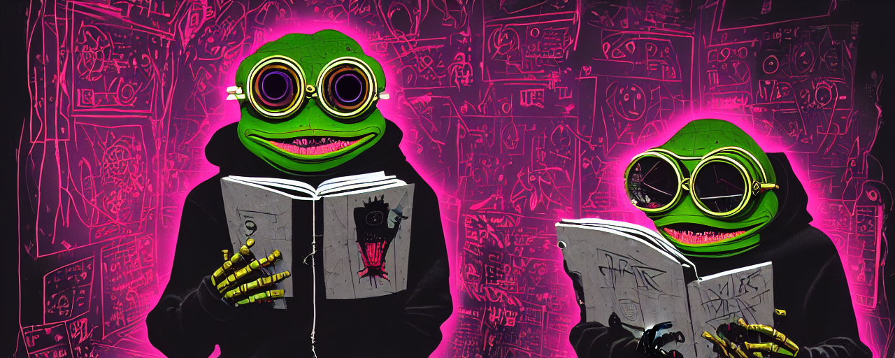 Pepe the online frog pink hoodie