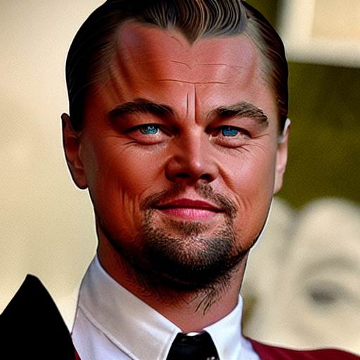 prompthunt leonardo dicaprio made of capicola