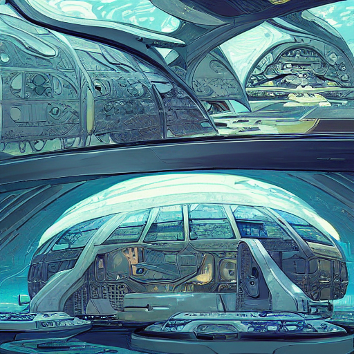 Spaceship Fleet Concept Art