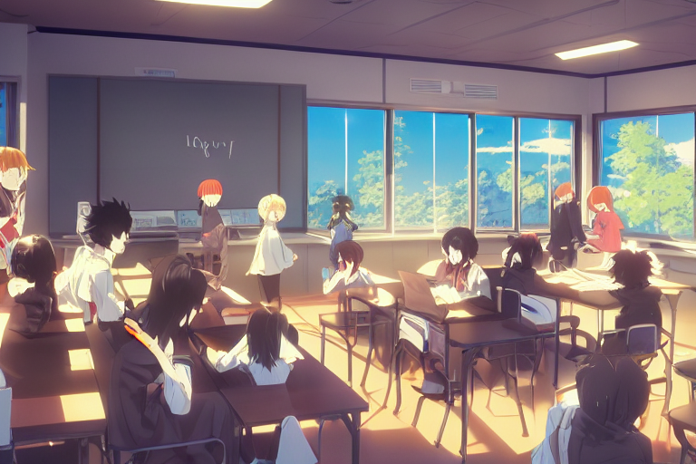 Anime classroom