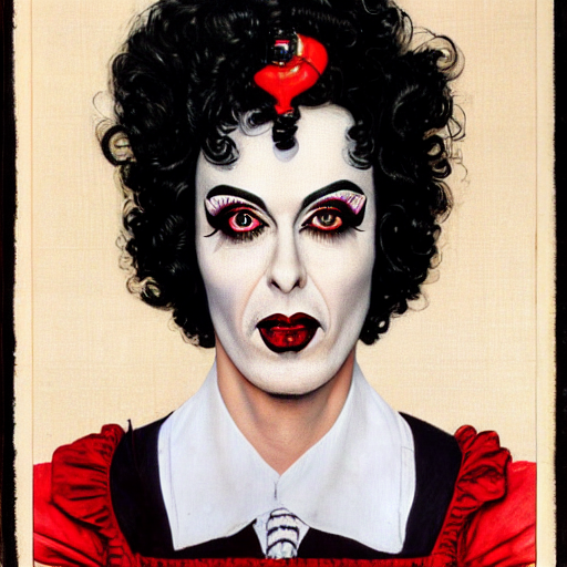 Dr Frank N Furter Makeup