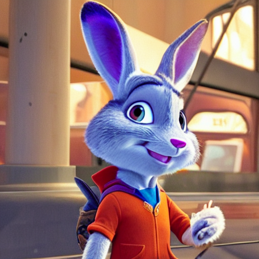 prompthunt judy hopps as a mouse in zootopia