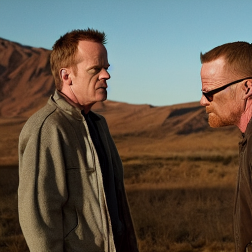 prompthunt: movie still of Jack Bauer and Walter White arguing, 4k, golden  hour, hyperdetailed