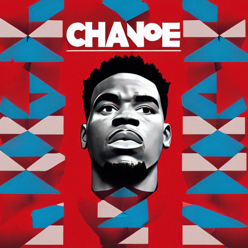 prompthunt: Constructivism album cover design for Chance The Rapper by Virgil  Abloh