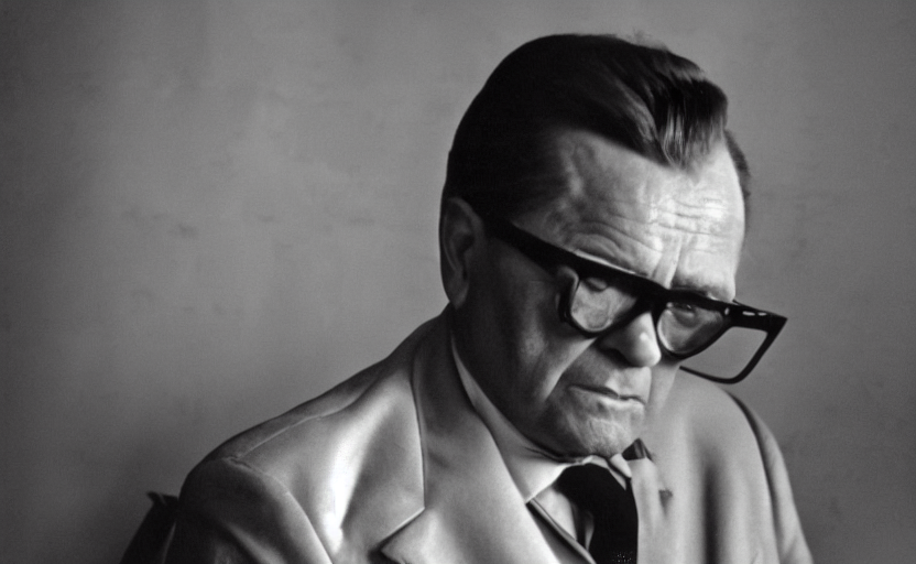 prompthunt: 60s movie still full-lenght portrait of Josip Broz Tito, by  David Bailey , Leica SL2 50mm, heavy grainy picture, very detailed, high  quality, 4k, HD criterion, precise texture