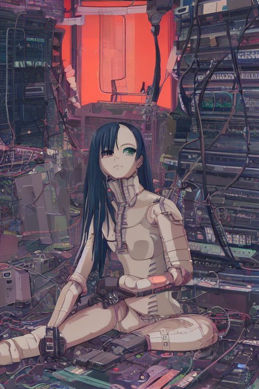 Anime Technology Girl