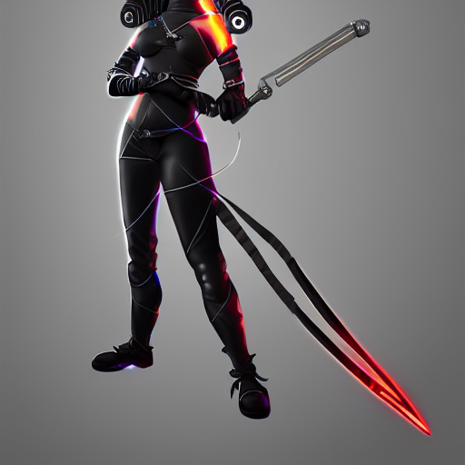Cyber Ninja Art