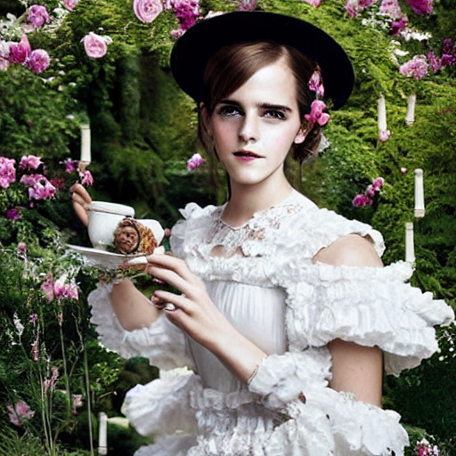 prompthunt: full body fashion model emma watson smokey eyes makeup