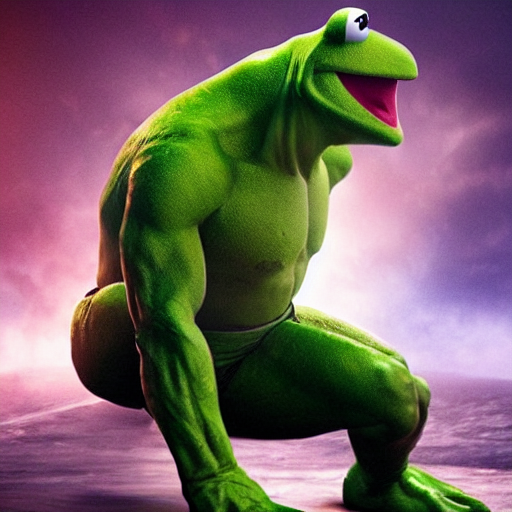 Kermit top the hulk