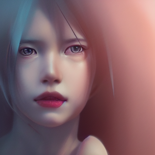 ArtStation - Portrait of the Tangerine Girl