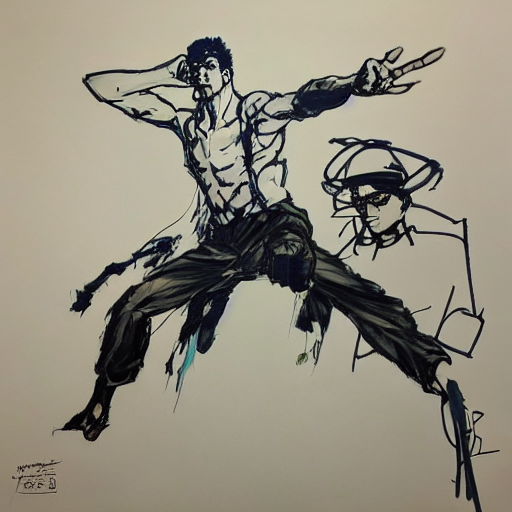 Drawings of Jojo Poses