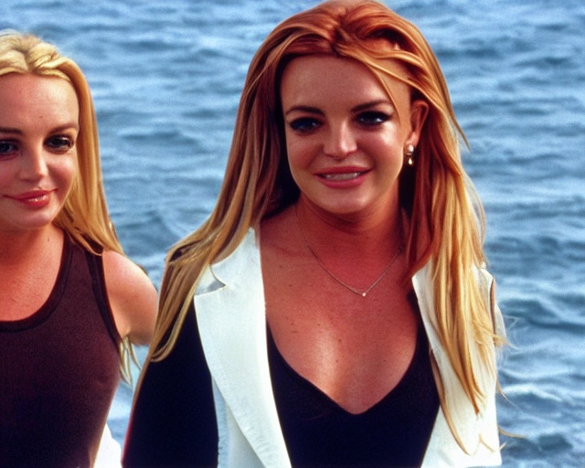 640px x 512px - prompthunt: britney spears as lindsay lohan and lindsay lohan in the parent  trap, cdx