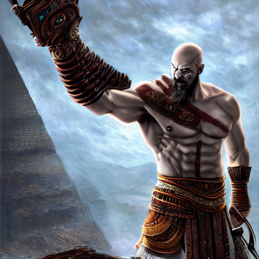 God Of War Character Concept Art