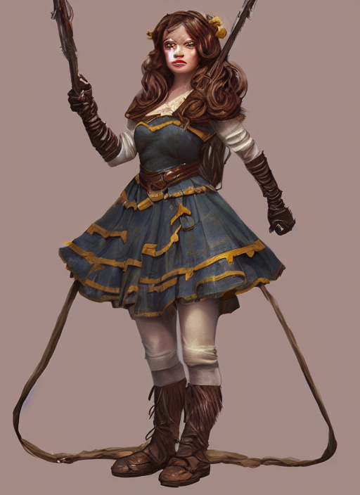 prompthunt: beautiful female Dorothy gale, full body character concept,  armor, super powers, fantasy, intricate, elegant, highly detailed, digital  painting, artstation, concept art, shining, sharp focus, illustration, art  by stanley lau