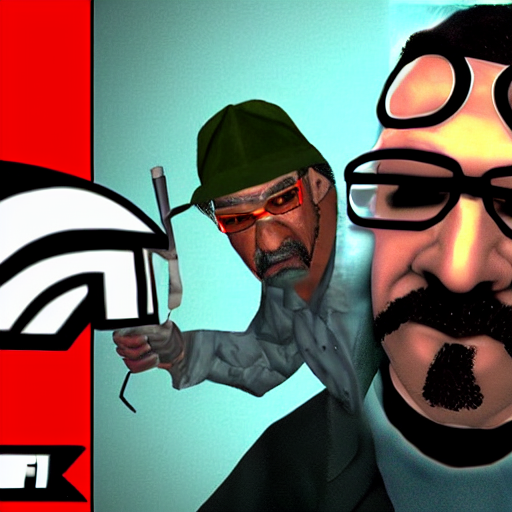 prompthunt the postal dude from postal 2 vs gordon freeman from half
