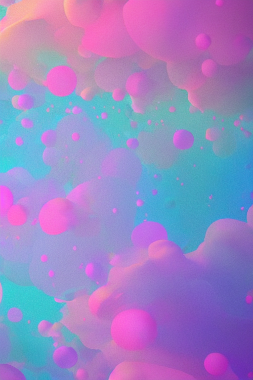 prompthunt: aesthetic pastel pink rainbow crystals bubbles clouds hd  wallpaper, octane render, trending on artstation, artstationHD,  artstationHQ, unreal engine, 4k, 8k