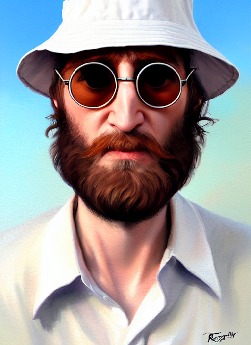 john lennon beard