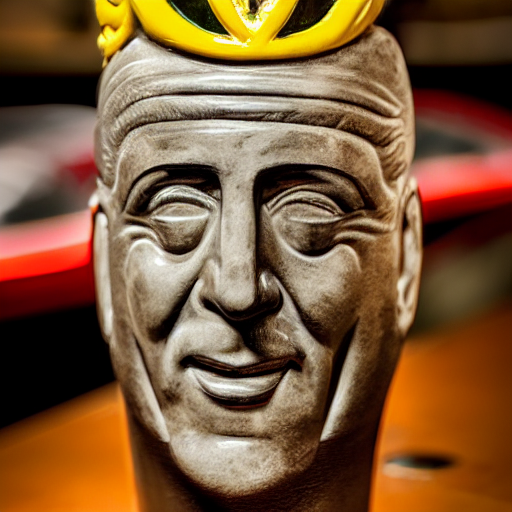 512px x 512px - prompthunt: a closeup photorealistic photograph of a ferarri themed tiki  mug at at a trader vic's bar featuring the face of young enzo ferrari. tiki  theme. bright scene. fine detail. this 4