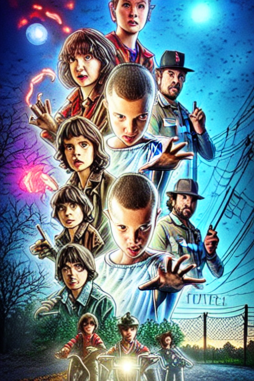 an artist made a custom season 5 poster and it is awesome! : r/ StrangerThings