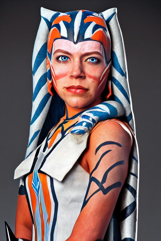 prompthunt: portrait photo of ahsoka tano