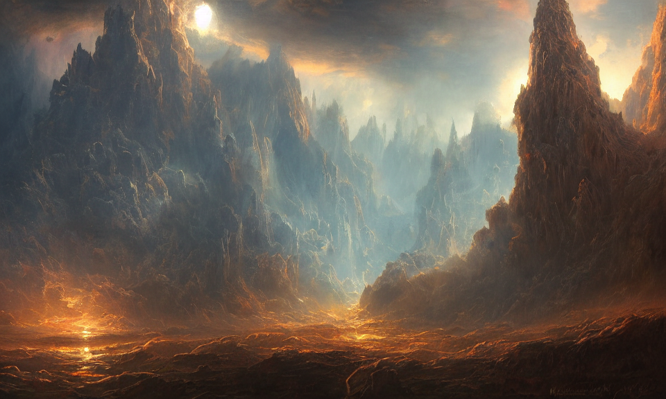 prompthunt Masterpiece Art by world famous artist demo. Matte painting. Oil on canvas. Digital