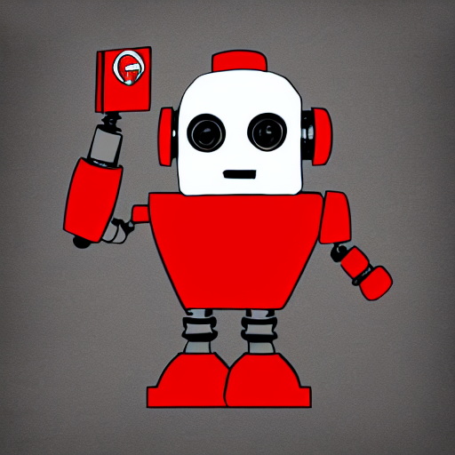 prompthunt: cute communist robot