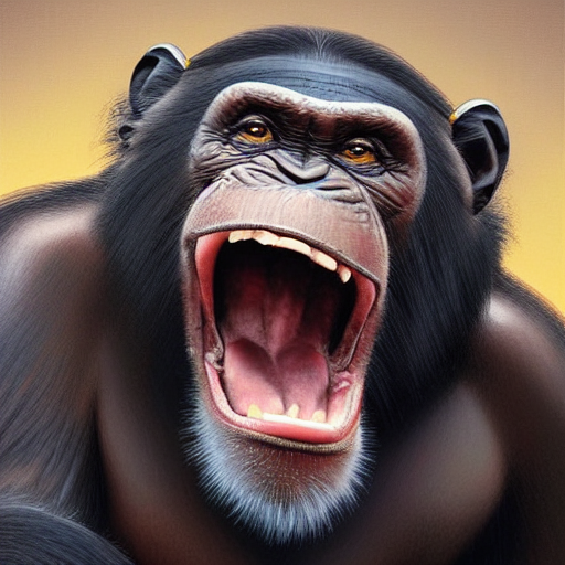 Chimpanzee Yelling