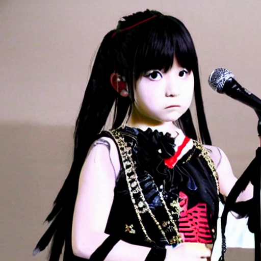 prompthunt: Babymetal J-Rock singer idol girl Yui Mizuno