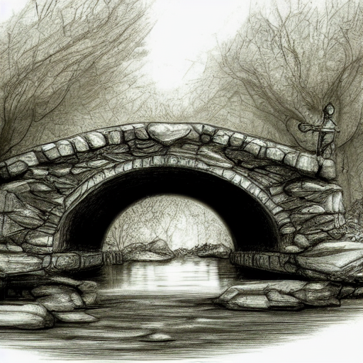 Stone Bridge Drawing