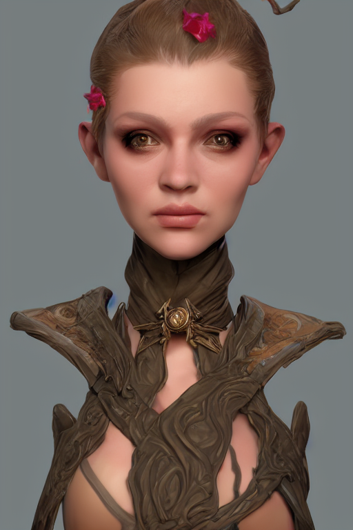 a portrait of DND fairy character , concept art, DND, trending on artstation 3D.