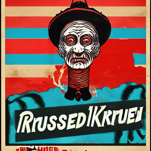 Freddy Krueger Russian propaganda poster