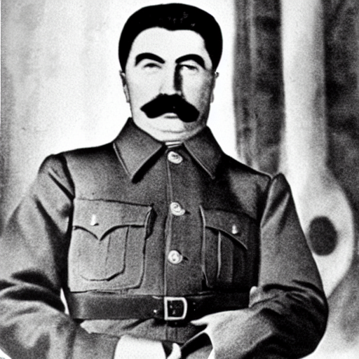 prompthunt: Joseph Stalin on his knees